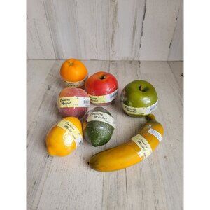 Country Market artificial realistic fruit banana lemon Apple orange lime Peach s